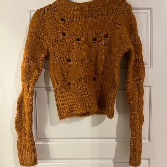 Cozy Knit Women's Sweater in Mustard - Picture 1 of 3